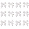 KDDOM 12 Pcs 3D Nail Decoration Resin Bow Nail Rhinestones