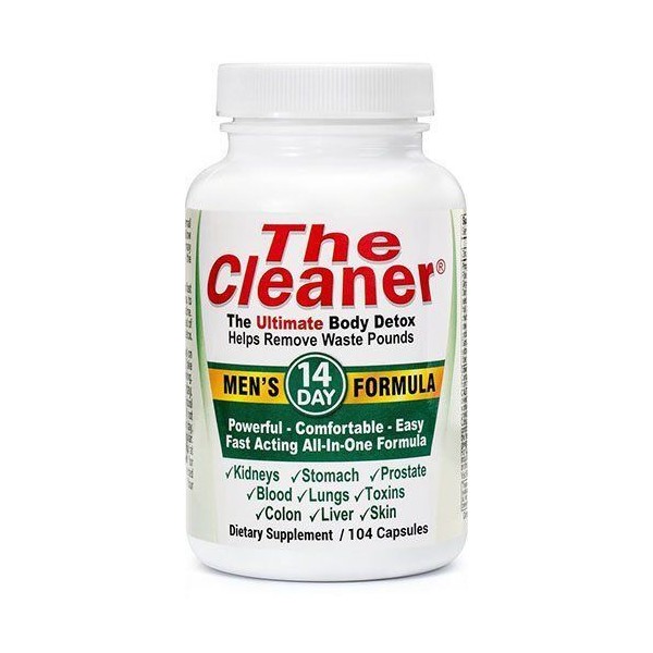 Century System's The Cleaner Men’s Formula 14 Day Ultimate Body Detox (104 Caps)