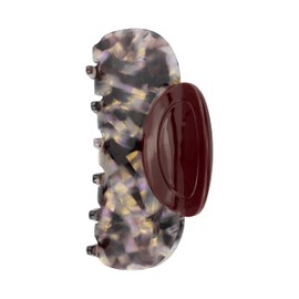 COZYISLE Large Claw Clips for Thick Hair for Women Girls Jumbo Acetate Hair Catch Barrettes Strong Hold French Designed Hair Jaw Clamps for Thick Long Hair (Burgundy)