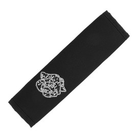 Hihaha Seat Belt Shoulder Pad Rose Print/Backpack Shoulder Pad Multifunctional Seat Belt Pad Cover for Truck Car SUV/Comfort Breathable Cloth 6.5x23cm / 1pcs Black