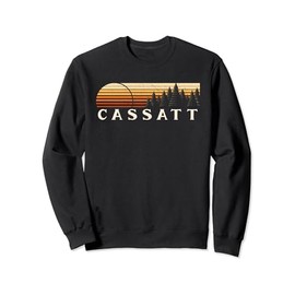 Cassatt, SC Vintage Evergreen Sunset Eighties Retro Sweatshirt