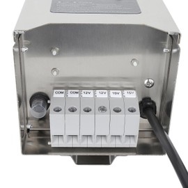Brilliantool 300W Low Voltage Landscape Transformer, 120V to 12V/15V AC Multi-Tap, Weatherproof Stainless Steel, Outdoor Transformer with Photocell Sensor and Timer
