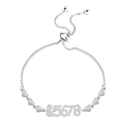 MAOFAED Dance Teacher Gift， Dancer Gift， Dancer Bracelet, &5678 Bracelet for Dance Team (5678 copper br silver)