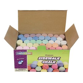 Fun Express Sidewalk Chalk Assortment - Basic Supplies - VBS Vacation Bible School Supplies/Decor - 36 Pieces