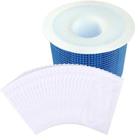 30 Pack Pool Skimmer Socks for Inground Pools Skimmer Basket Accessories for Effective Pool Cleaning Filter Bag for Debris and Leaves Pool Maintenance Solutions