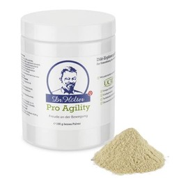 Dr. Hölter Pro Agility Joint Support Joints of Dogs with UC-II Collagen for Dogs on HD for Dog Mobility (155 g Powder Pro Agility)