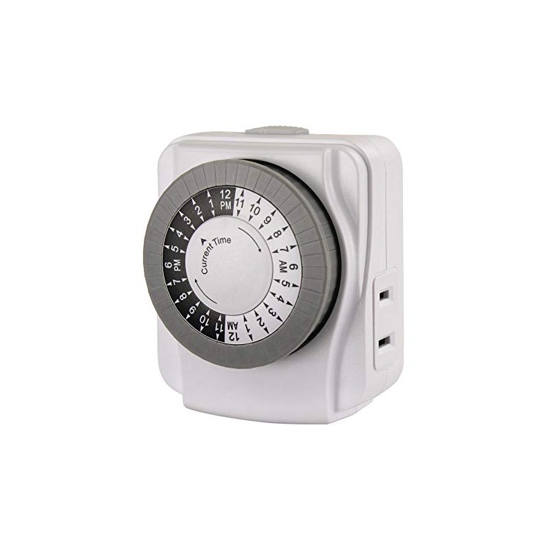 Prime Wire & Cable TNI2412 1-Outlet Push Pin Timer