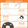 sourcing map 2pcs Angle Grinder Nut Angle Grinder Wrench Lock