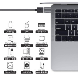 TRANLIKS 2 Pack USB-C & USB 3.0 Adapter Type C USB-A to 5Gbps for MacBook Pro/Mac Book Air/Pad Pro and Other USB-C Devices