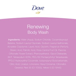 Dove Purely Pampering Body Wash 100% Gentle Cleansers, Sulfate Free Peony and Rose Oil Paraben Free and Sulfate Free Moisturizing Bodywash 22 oz