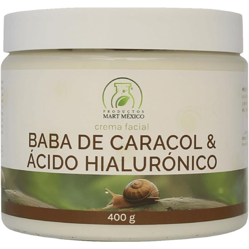 Crema Facial Baba De Caracol Con Ácido Hialurónico Piel Firme