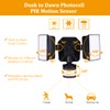 EMANER Dusk-to-Dawn Floodlights with Motion Sensor, 4 Lighting Modes, 2800lm