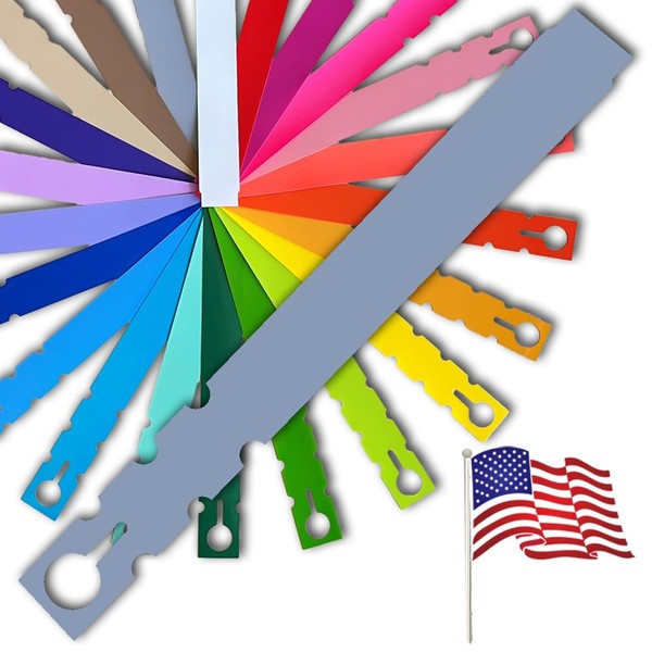 TAGKRAFTERS 9" x 1" Grey - 150 Pcs - Plastic