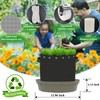 Molgoc Self-Watering Base with Visible Water Level,5-Pack,Keeps Leaves and Flying