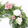 DearHouse Faux Eucalyptus Garland Plant, 2 Pack Artificial Vines Hanging