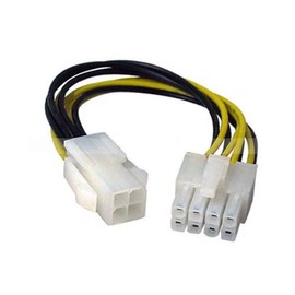 4 Pin Female to 8 Pin Male EPS Power Crypto Mining Cable Adapter