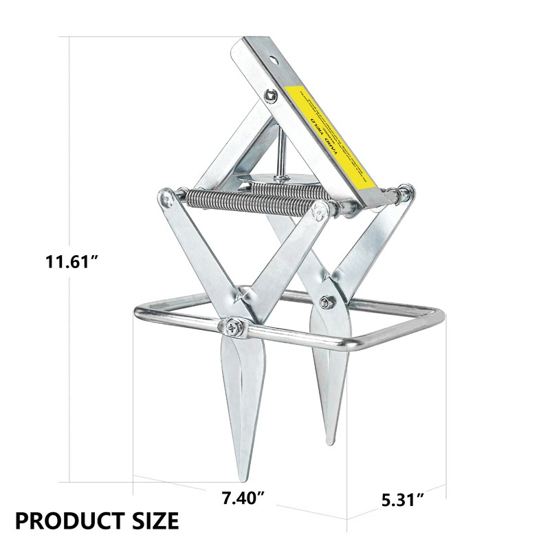 YardYield YardYield Mole Trap,Reusable Mole Gopher Trap,Galvanized Steel Mole Scissor