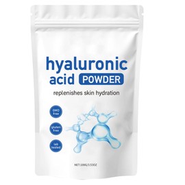 Hyaluronic Acid Powder, Hyaluronic Acid Powder for Skin Care，Water-Soluble Moisturizing Ingredient for DIY Facial Serum & Anti-Aging Skincare