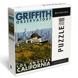 Lantern Press 1000 Piece Jigsaw Puzzle, Los Angeles, California, Griffith Observatory Day Scene