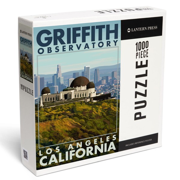 Lantern Press 1000 Piece Jigsaw Puzzle, Los Angeles, California, Griffith