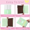 6 Pack Pastel Inspirational Quotes Book Cover Stretchable Reusable Jumbo