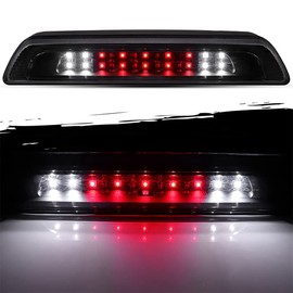 AQEEI High Mount Stop Light Led 3rd Brake Light Center Stop Cargo Tail Light Fit For Toyota Tundra 2007-2019 Third Rear Cab Roof Center Tail Cargo Lamp Black+Clear
