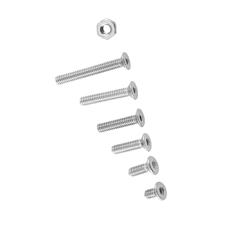 250pcs M2 Screw Kit, Hex Socket Head Cap Screws with
