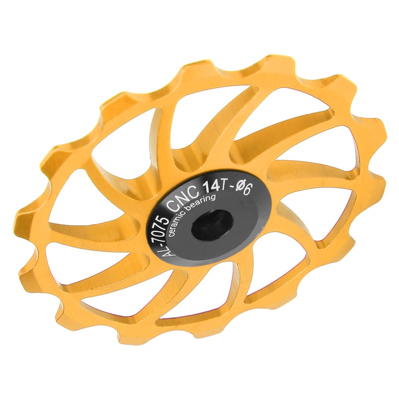 Cycling Bicycle Rear Pulley Bike Guide Roller Pulley Parts 14T