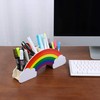 EXERZ Pen Quiver / Rainbow Desk Organiser with Star Stickers
