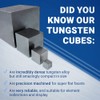 Tungsten Engraved Cube - 0.5" (F)
