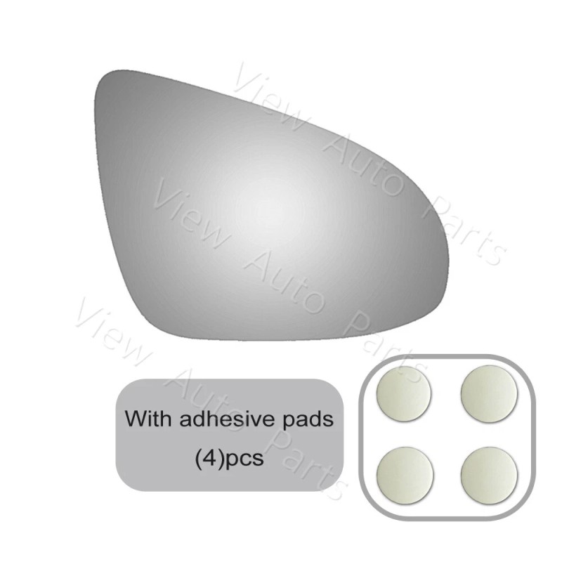 WLLW For 2012-2017 Toyota Camry Mirror Glass+Adhesive Passenger Right Side