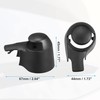 X AUTOHAUX Rear Windshield Wiper Arm Nut Cover Cap for