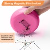 Magnetic Sewing Pincushion, Magnetic Quilting Pins Holder for Iron Pins,