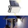 SUPERDANNY Solar Motion Sensor Outdoor Flood Lights with 113 Bright