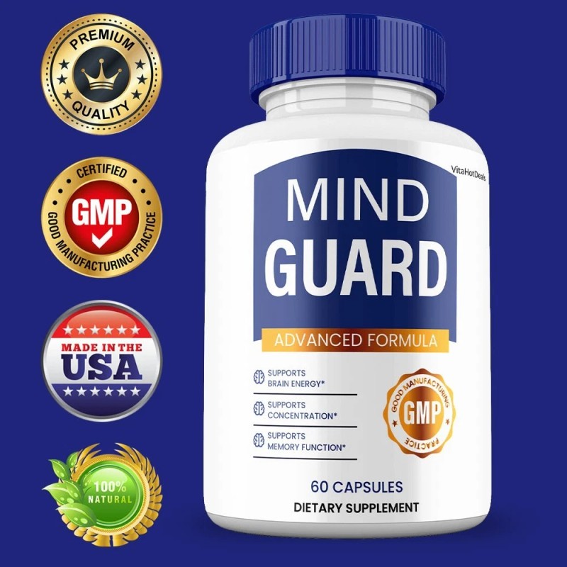 Mind Guard Supplement, All Natural Cognitive Pills, MindGuard (1 Pack)