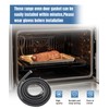 WB04T10050 Range Oven Door Gasket (With 25 Mounting Clips) Compatible