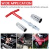 GZZTORES Spark Plug Socket Wrench T-Handle 5/8 Inch (16 mm)