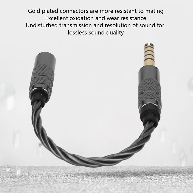 4.4mm Balanced Male to 3.5mm Stereo Female Adapter Cable for