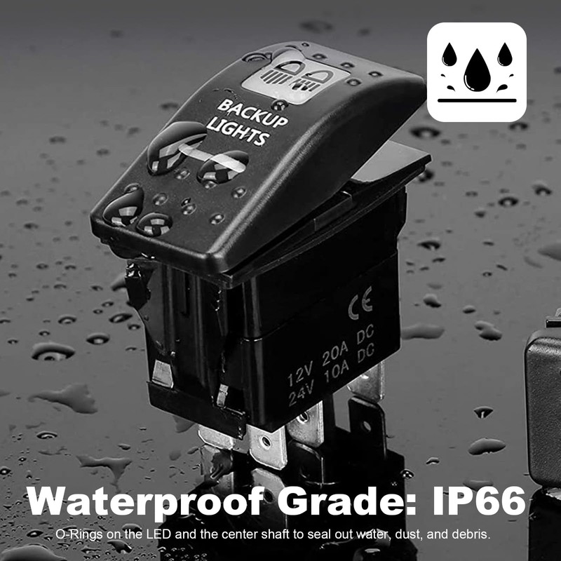 LIDSCURA 1 Pack Backup Light Switch Replacement for Can-Am Commander