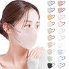 [GINZA STYLE] Mask, Non-woven Fabric, 3D Mask, 30 Masks, Made in Japan (Sakura Pink x Gray, 30 Pieces)