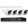 Eversecu 4 Channel Security Camera System 1080P DVR and 4pcs