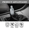Lecctso Shift Knob Adapter, Gear Shift Adapter, Aluminum Alloy M12x1.25