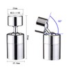 FEILINGDI Faucet Shower 2-Stage Switching Sprayer Foaming Faucet 360 Degree
