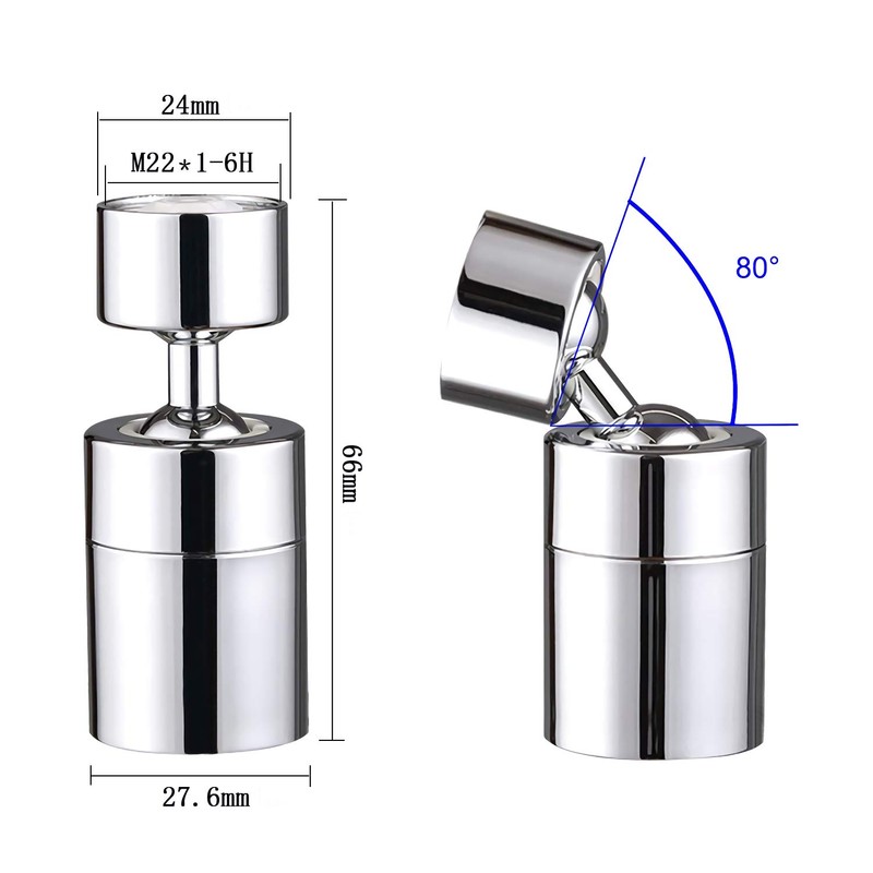 FEILINGDI Faucet Shower 2-Stage Switching Sprayer Foaming Faucet 360 Degree