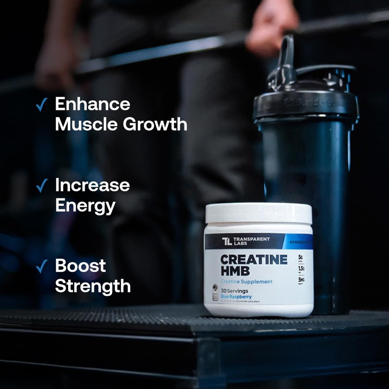 Transparent Labs Creatine HMB - Creatine Monohydrate Powder with HMB