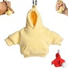Mini Hoodie Stress Ball Keychain – Cute Detachable Sweatshirt Key