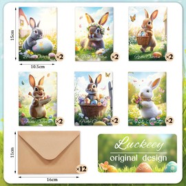 Cute Rabbit Folding Cards