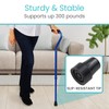 Vive Offset Walking Cane with Comfort-Foam Handle - for Women,