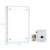 JUOIFIP 20 Pack Acrylic Polaroid Refrigerator Magnet Picture Frames, Clear