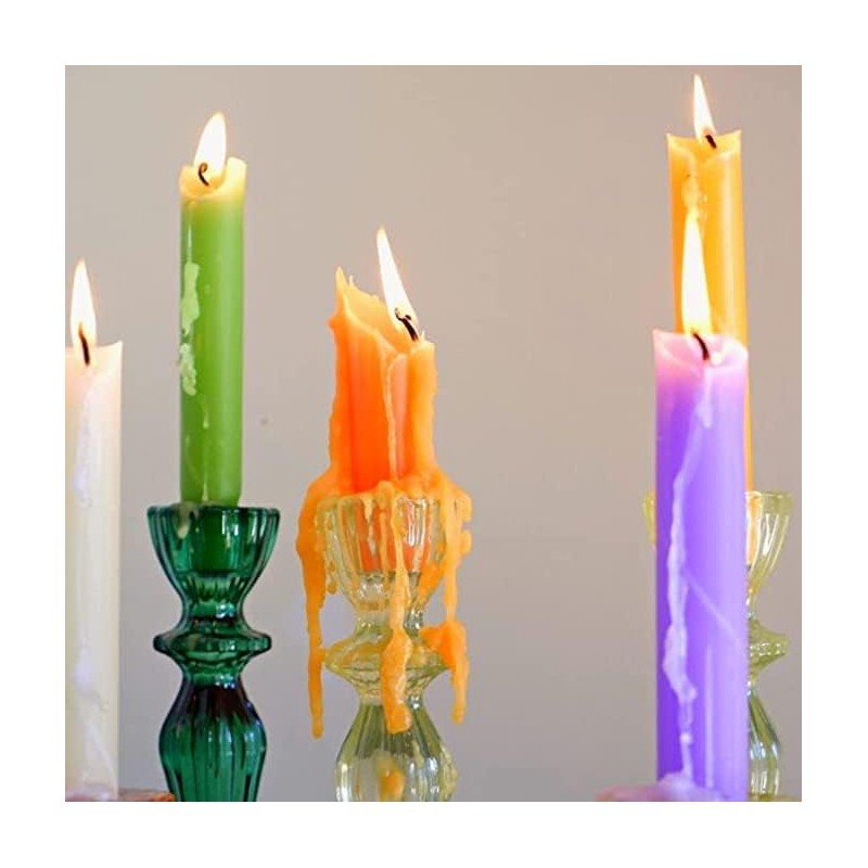 Candlestock Hippie Drippy Drip Candles - Pack of 6 Dripping